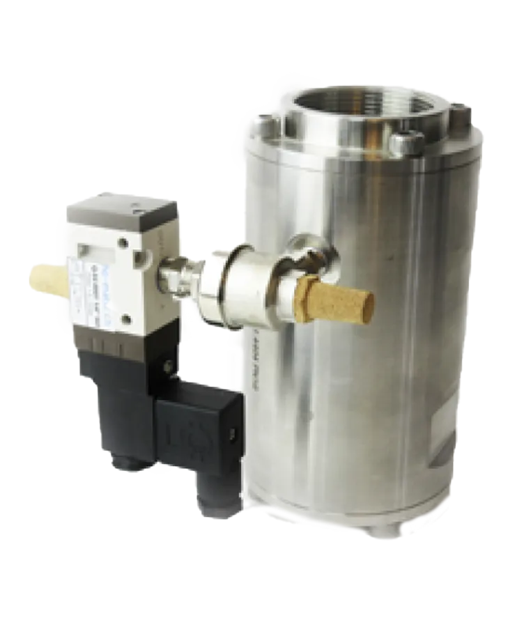 Quick exhaust valve with solenoid valve